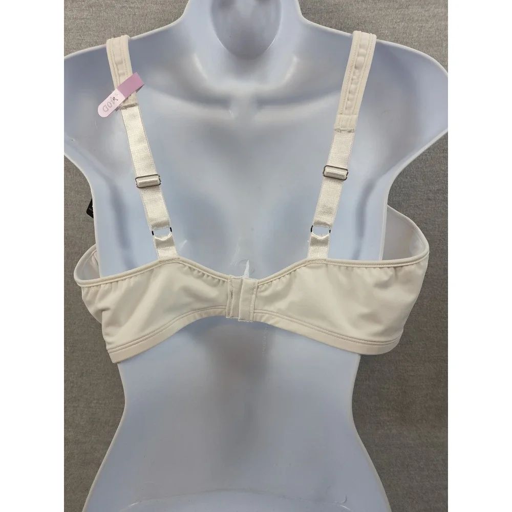 Bali Minimizer Underwire Support Bra 40D Ivory Comfort Straps Shaping NEW